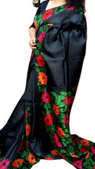 Murshidabad Silk Hand Painting Saree PLASH