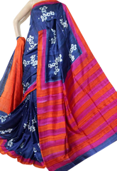 Murshidabad Silk Hand Painting Saree PLASH