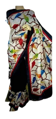Murshidabad Silk Hand Painting Saree PLASH
