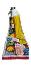 Bishnupuri Silk Hand Painting Saree PLASH