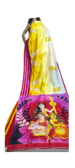 Bishnupuri Silk Hand Painting Saree PLASH
