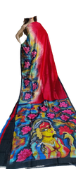 Bishnupuri Silk Hand Painting Saree PLASH