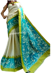 Bishnupuri Silk Hand Painting Saree PLASH