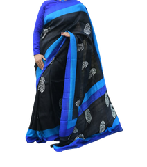 Bishnupuri Silk Hand Painting Saree PLASH