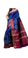 Bishnupuri Silk Hand Painting Saree PLASH