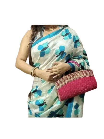 Bishnupuri Silk Hand Painting Saree PLASH