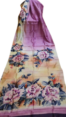 Bishnupuri Silk Hand Painting Saree PLASH