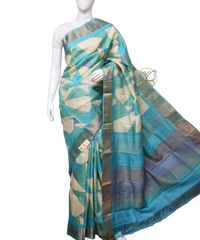 Bishnupuri Silk Hand Painting Saree PLASH