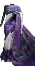 Pure Tussar Silk print saree