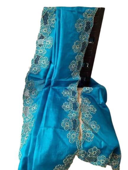 Tussar silk cutwork saree SILK ZONE