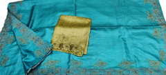 Tussar silk cutwork saree SILK ZONE