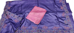 Tussar silk cotwork saree SILK ZONE