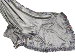 Tussar silk cotwork saree SILK ZONE