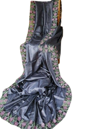 Tussar silk cotwork saree SILK ZONE
