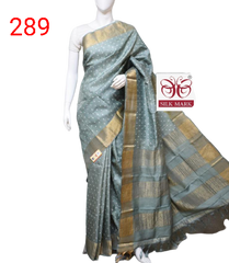 Pure Tussar Silk print saree