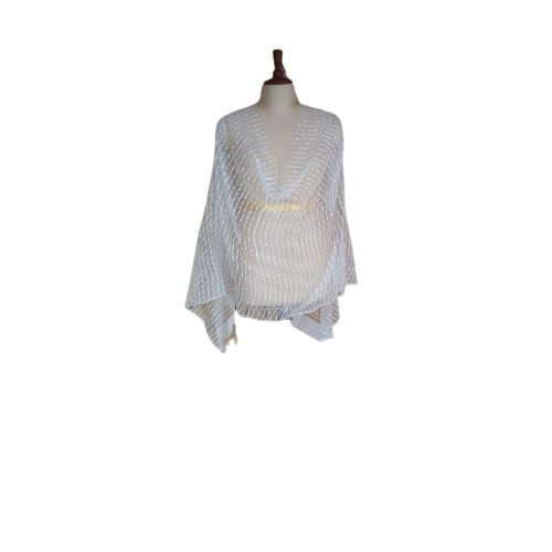 Organza jute dupatta M J HANDLOOMS