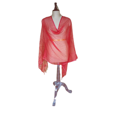 Organza jute dupatta M J HANDLOOMS