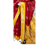 Khadi linen printed saree SILK ZONE