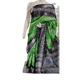 Khadi linen batik print saree SILK ZONE