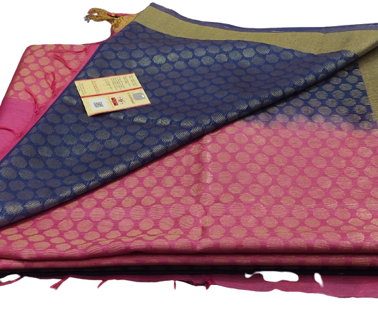 Soft silk zari but a saree Taj