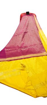 Soft silk zari buta saree Taj