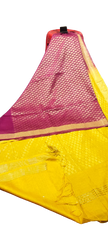 Soft silk zari buta saree Taj