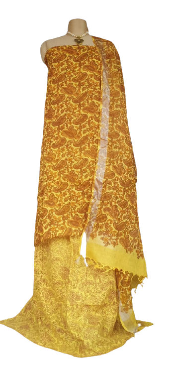 Linen printed suit SILK ZONE