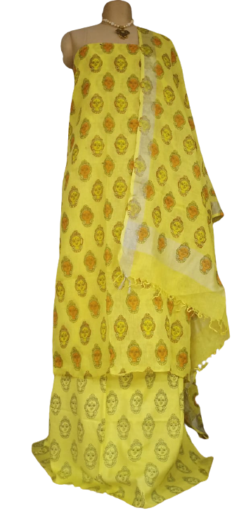 Linen printed suit SILK ZONE