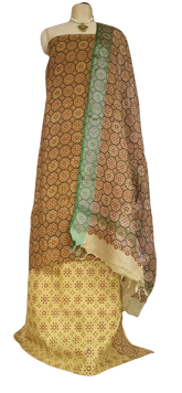 Linen printed suit SILK ZONE