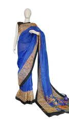 Linen digital print saree Yasir