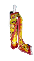 Linen digital print saree Yasir