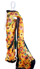 Linen digital print saree Yasir