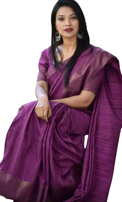 Jayshree zari border saree SILK ZONE