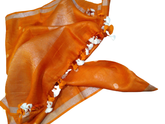 Linen kora buta dupatta SILK ZONE