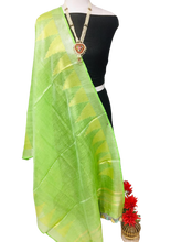 Tissue linen temple border dupatta Express