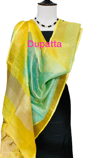 Tissue linen dupatta Express