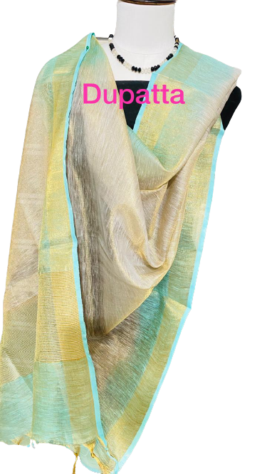 Tissue linen dupatta Express