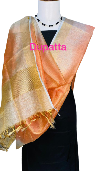 Tissue linen dupatta Express