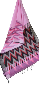 Ikkat khadi linen saree SILK ZONE