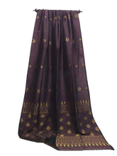 linen embroidery saree SILK ZONE