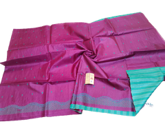 Tussar silk embroidery saree dipak