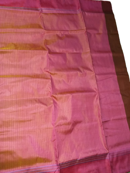 Tussar contrast Saree Dipak