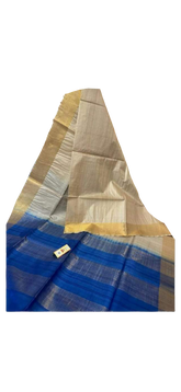 Pure Tussar Silk print saree