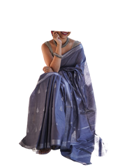 Viscose Silk Weaving Cutwork Saree SILK ZONE