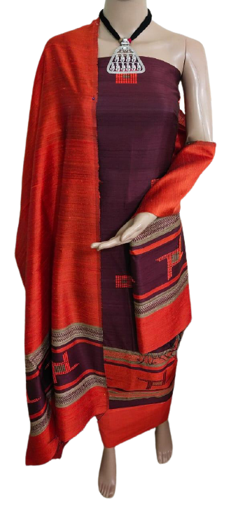 Dupion silk suit SILK ZONE