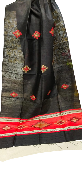 Dupion silk dupatta SILK ZONE
