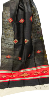 Dupion silk dupatta SILK ZONE