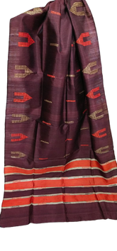 Dupion silk dupatta SILK ZONE