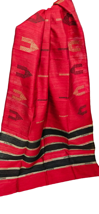 Dupion silk dupatta SILK ZONE