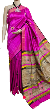 Tussar dupion silk saree SILKZONE
